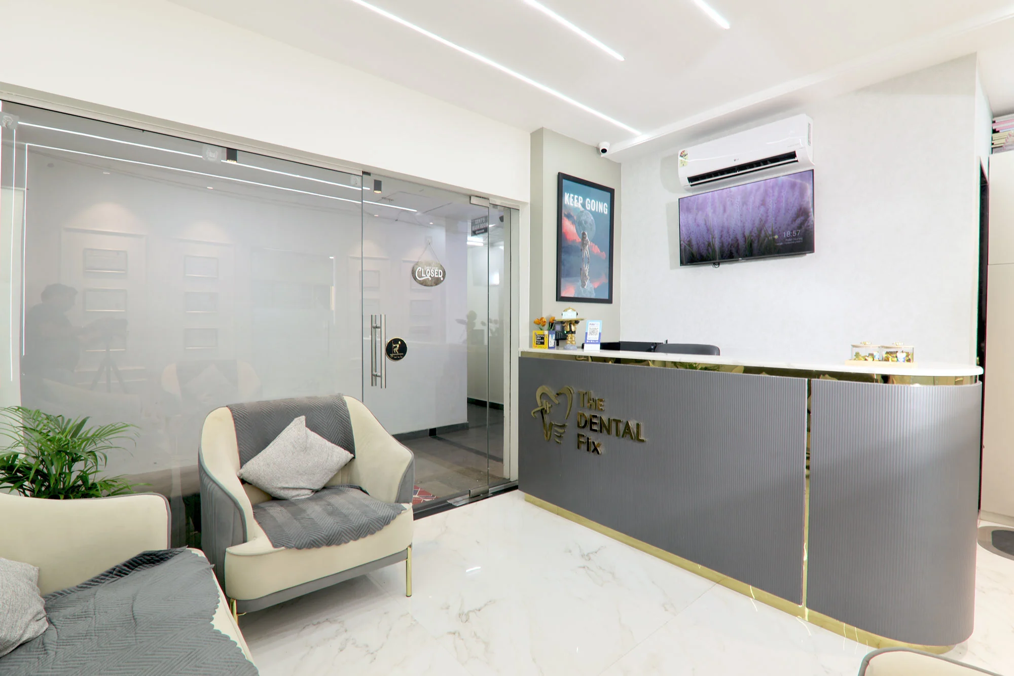 Dental clinic interior